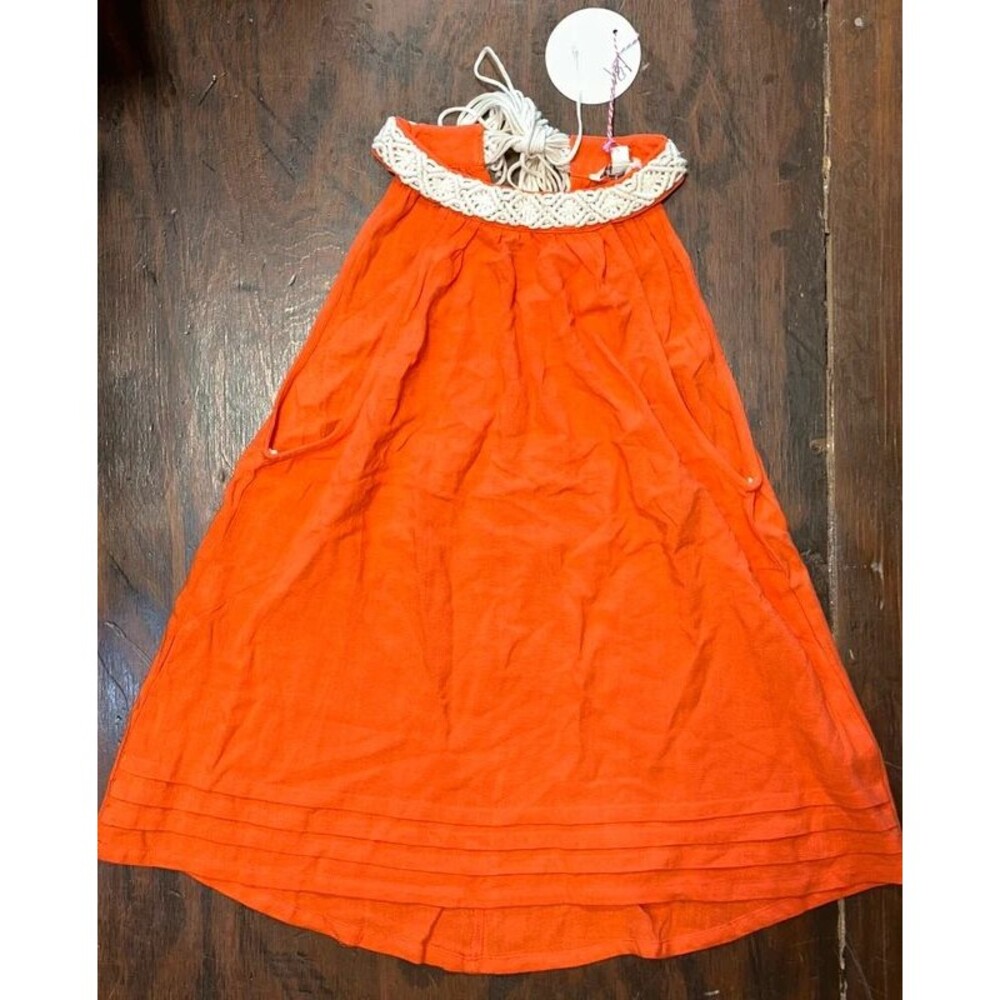 NWT Orange Umgee High Neck Top Size Small